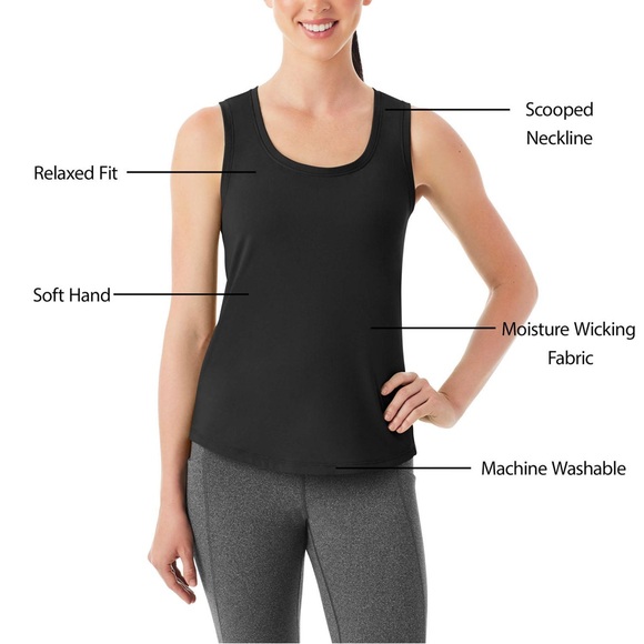 NWT Member's Mark Ladies Active Tank Size Medium - Picture 4 of 8